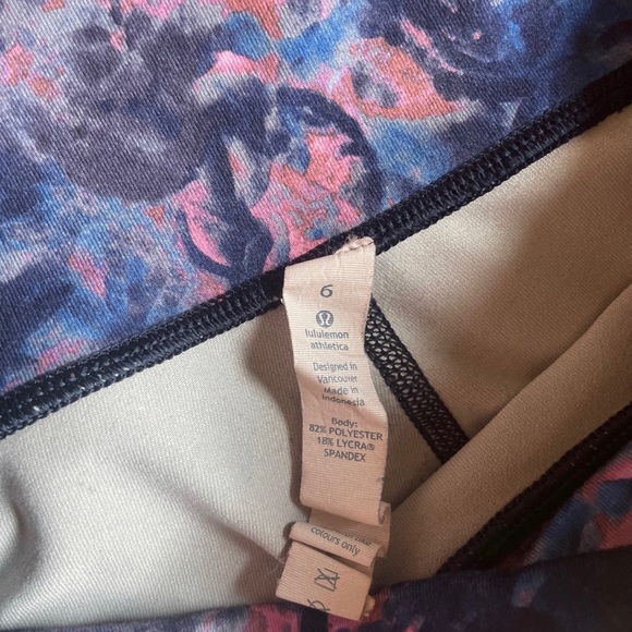 Lululemon Wunder Under Moody Mirage Leggings Size 6 - Picture 6 of 6